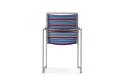 Valencia Chaise de jardin empilable acier inoxydable 2