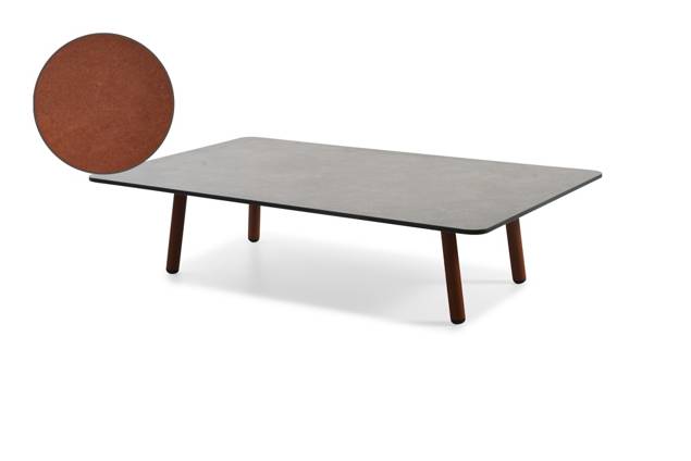 Santiago Loungetisch Aluminium 130x80 cm