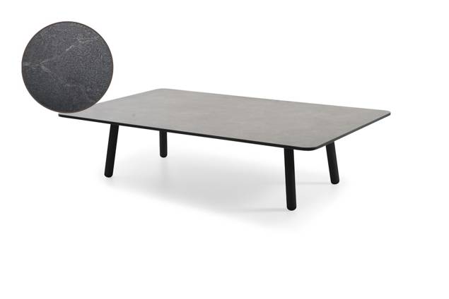 Santiago Loungetisch Aluminium 130x80 cm