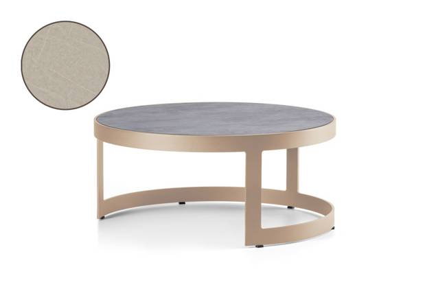 Lucca Loungetisch Aluminium Ø 75 cm
