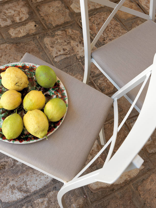 Alicante Chaise de jardin empilable acier 7