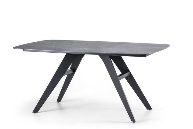 Andermatt Table de jardin céramique 160x100 cm