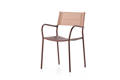 Arezzo Chaise de jardin empilable acier