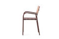 Arezzo Chaise de jardin empilable acier 1