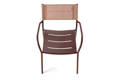 Arezzo Chaise de jardin empilable acier 4