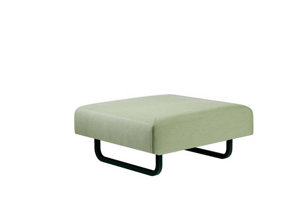 Barcelona Loungehocker Stahl
