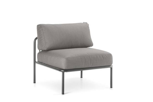 Bilbao Fauteuil lounge acier
