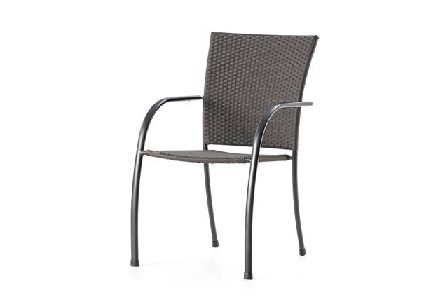 Curve Gartenstuhl stapelbar Aluminium