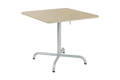 Davos Loungetisch klappbar Stahl 70x70 cm
