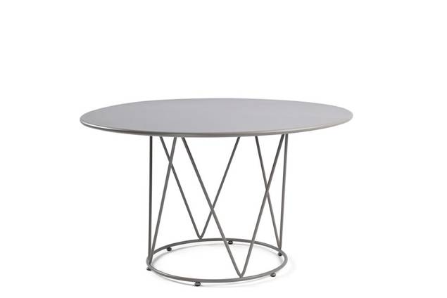 Granada Table de jardin ronde en acier Ø 130 cm