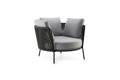 Granada Loungesessel maxi Stahl