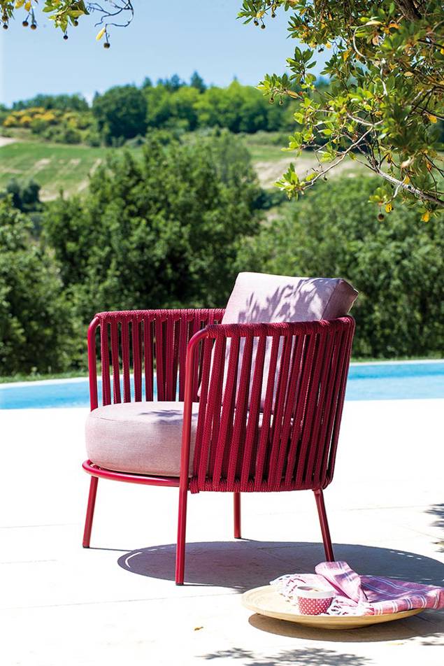 Granada Loungesessel Stahl 4