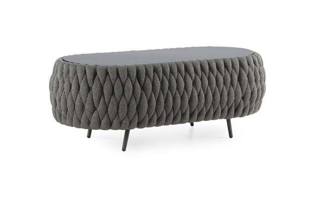 Mali Loungetisch Aluminium 123x63 cm