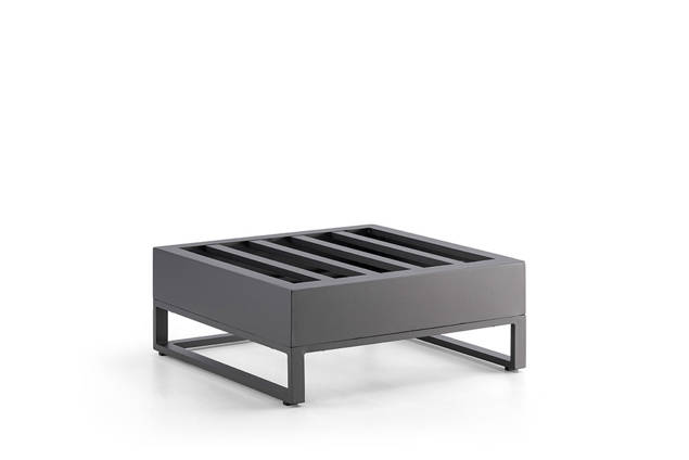 Miami Lounge Sitzelement Aluminium 1