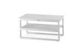 Miami Loungetisch Aluminium 47x85 cm