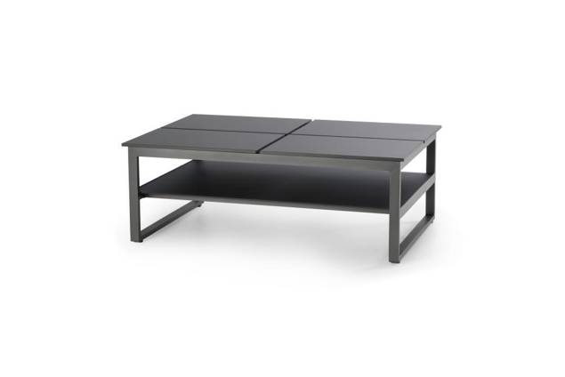 Miami Loungetisch Aluminium