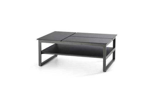 Miami Loungetisch Aluminium