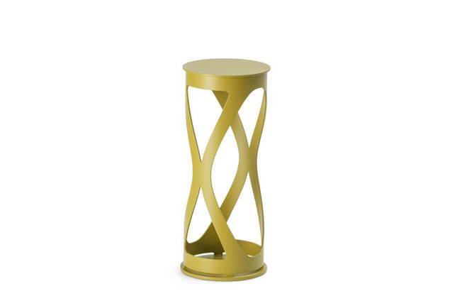 Moon Lampe d'extérieur jaune moutarde