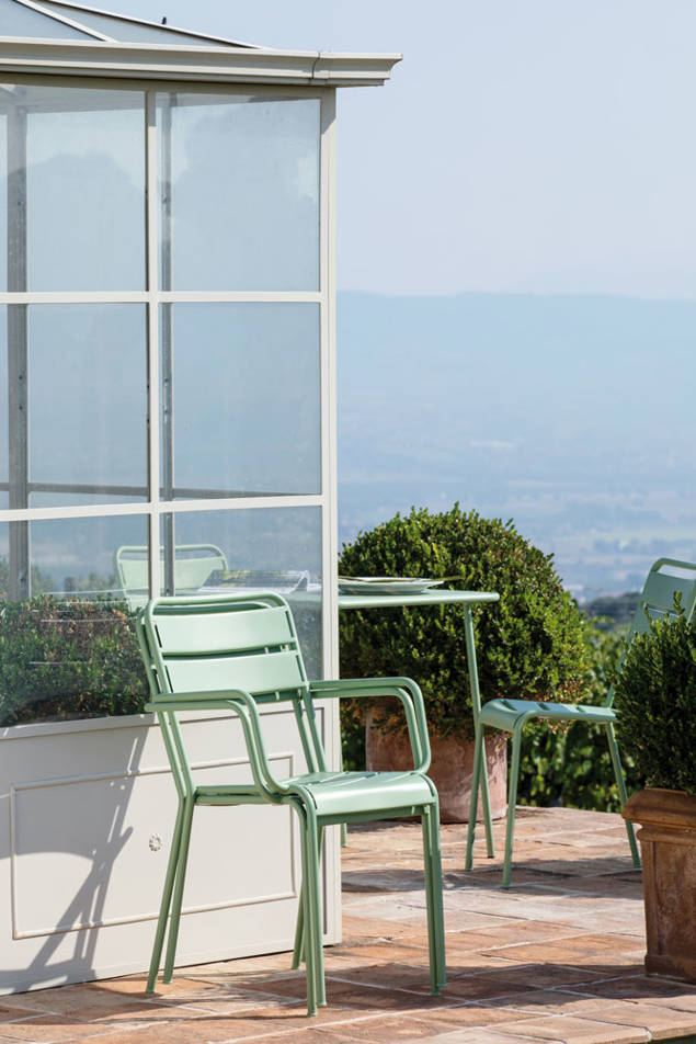 Quito Gartenstuhl stapelbar Stahl 5