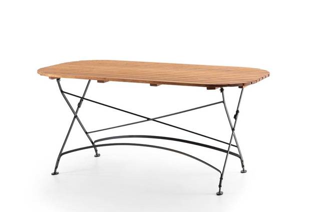 Rebecca Gartentisch klappbar Holz 160x87 cm