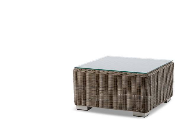 Reviera Cube II Loungetisch Rattan
