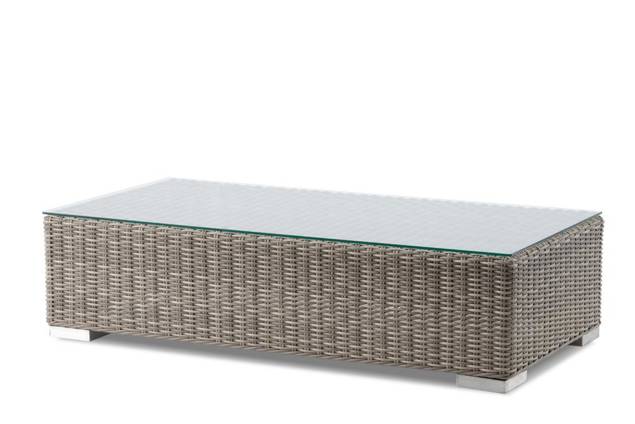 Reviera Cube II Loungetisch Rattan