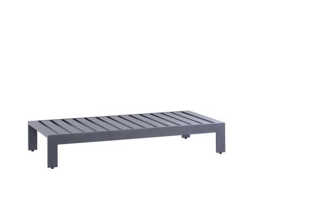 Safir Loungetisch Aluminium 152x76 cm