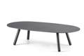 San Diego Table de salon aluminium 68x121 cm