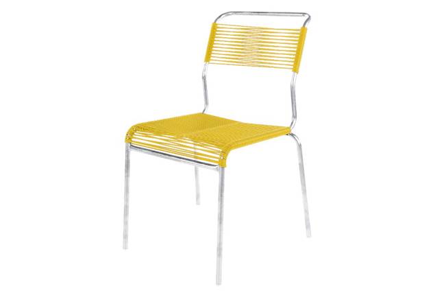 Säntis Chaise de jardin empilable acier 1
