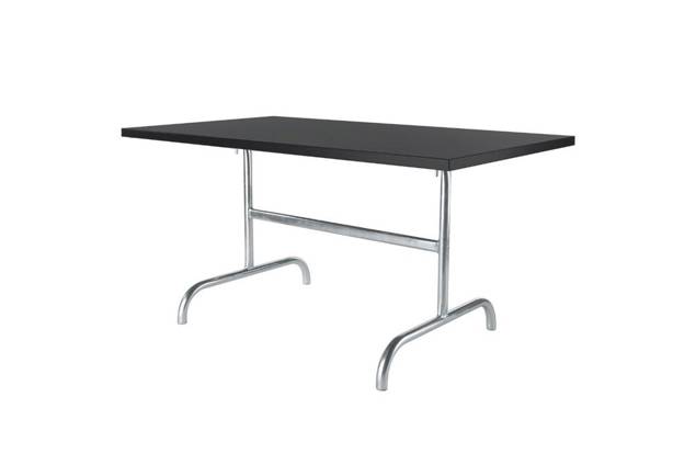 Säntis Table de jardin pliante acier 140x80 cm