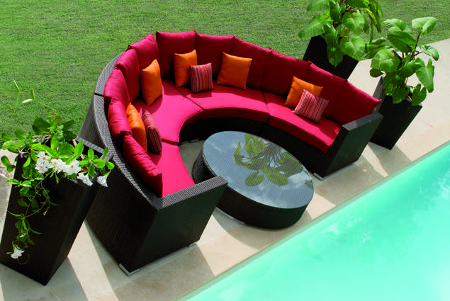 Soleil Loungesessel rechts Rattan 1