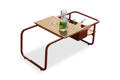 Sorrento Loungetisch Aluminium 84x46 cm