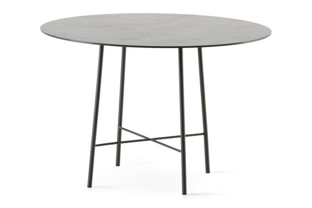 Monza Table d'appoint acier inoxydable Ø 55 cm 2