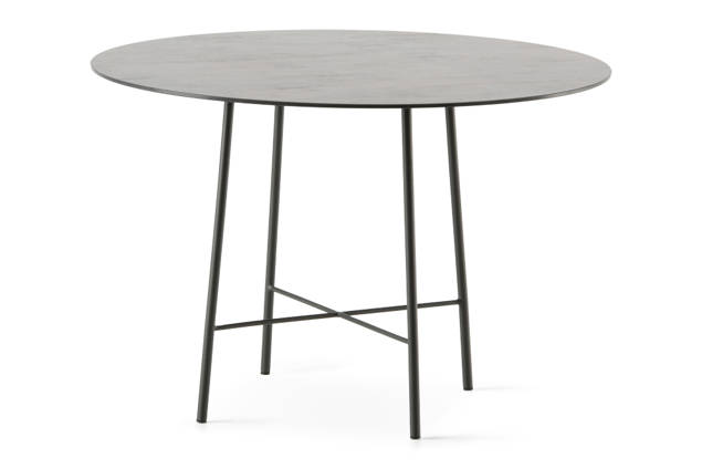 Monza Table d'appoint acier inoxydable