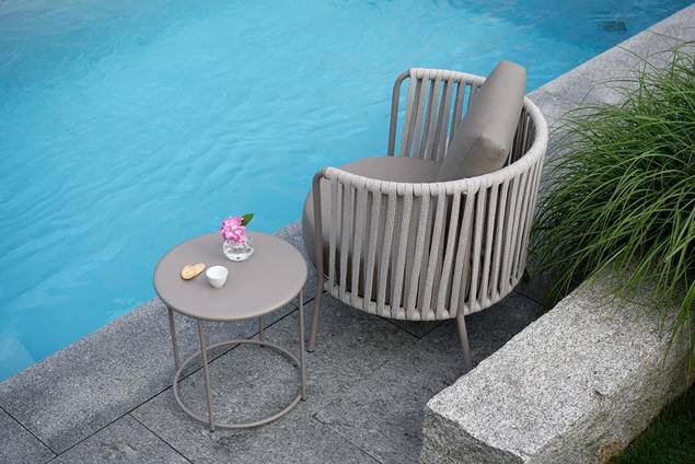 Granada Ensemble lounge de jardin acier