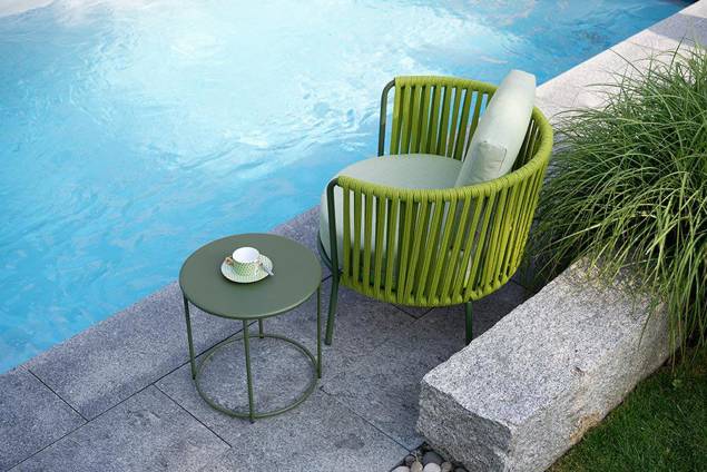 Granada Ensemble lounge de jardin acier