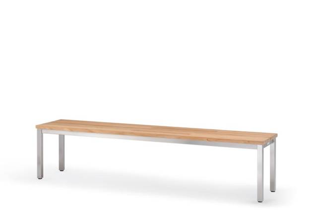 Island Gartenbank Edelstahl