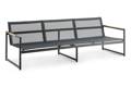 Antwerpen Gartenlounge Set Edelstahl 3