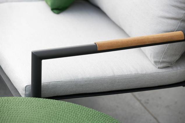 Antwerpen Ensemble lounge de jardin acier inoxydable 6