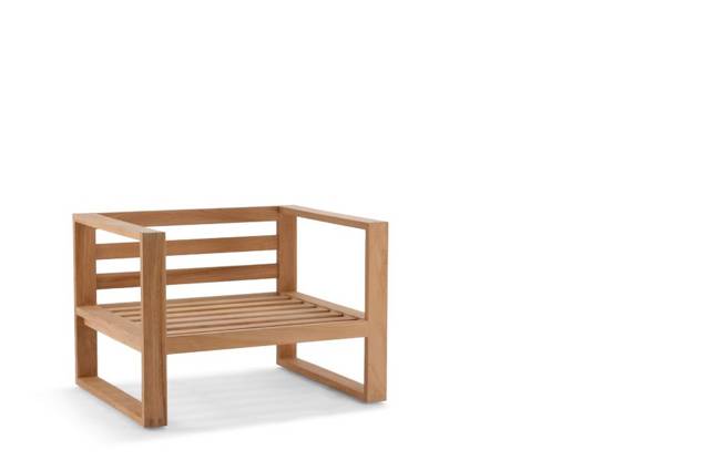 Madeira Set de lounge de jardin bois 1