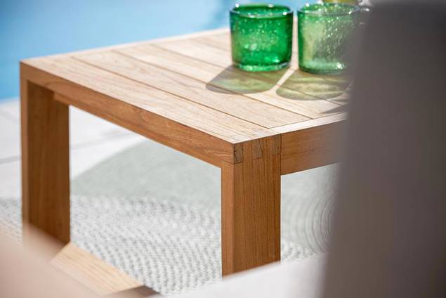 Madeira Set de lounge de jardin bois 5