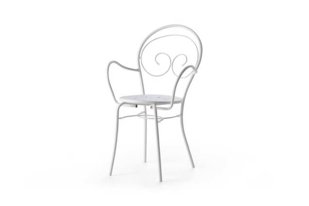 Lyon Set de table de jardin acier 1