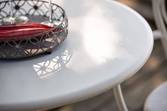 Lyon Set de table de jardin acier 5