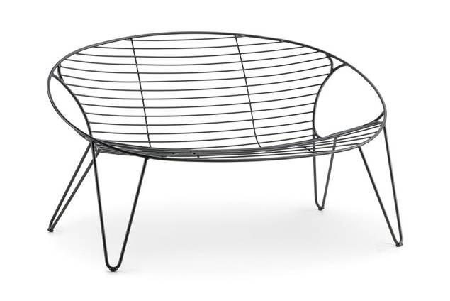 Montreal Set de lounge de jardin acier inoxydable 2