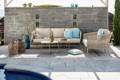 Kapstadt Gartenlounge Set Aluminium/Rope