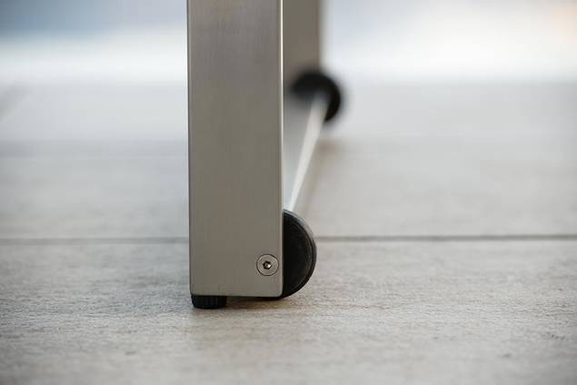 Tosca Banc lounge dînatoire 3 places acier inoxydable 8