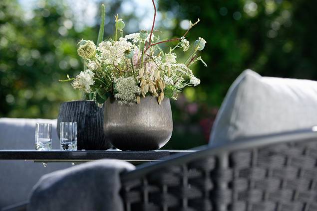 Standard Set de table de jardin acier/aluminium 6