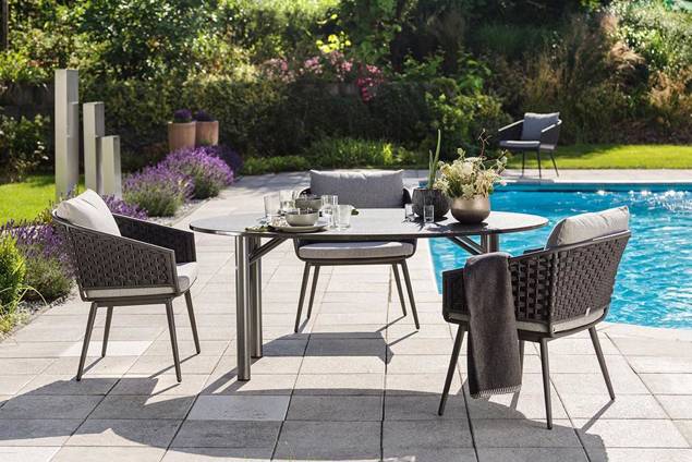Standard Set de table de jardin acier/aluminium