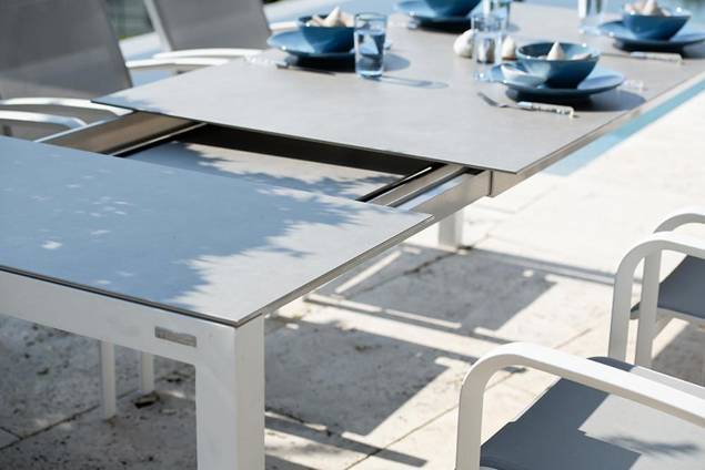 Kos Gartentisch Set Aluminium 13