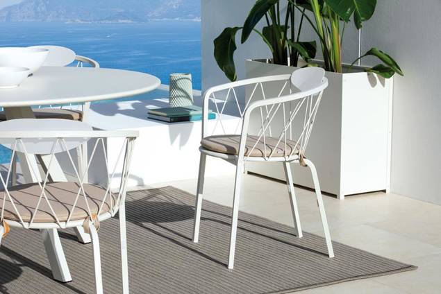 Granada Gartenstuhl Stahl 6